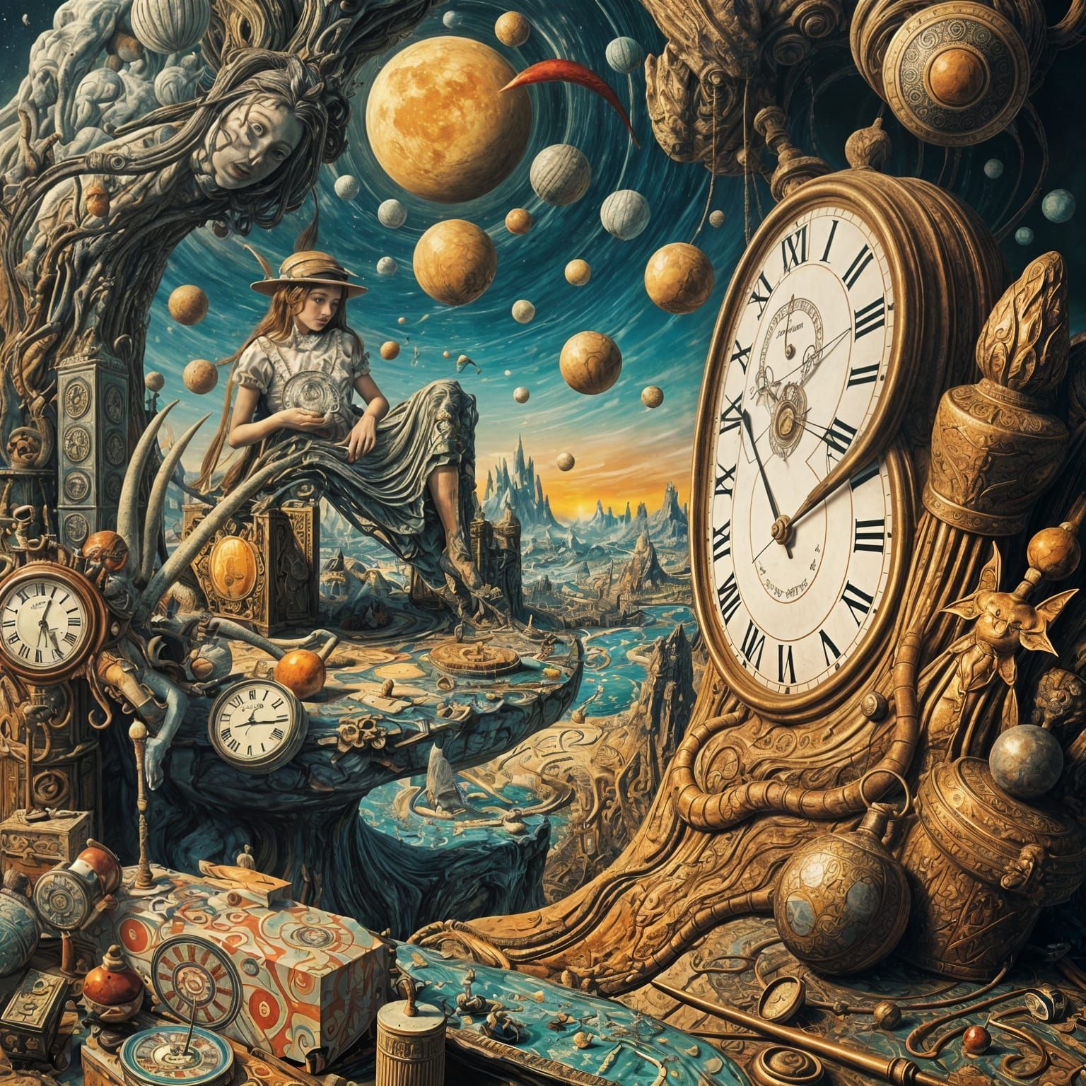 Dreamlike Surrealist Masterpiece