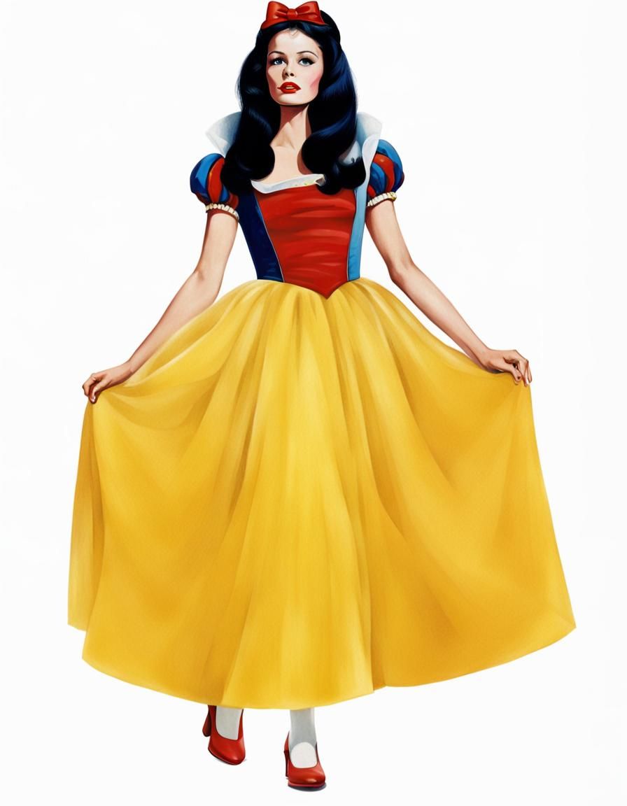 Brigitte Bardot as Colorful Snow White
