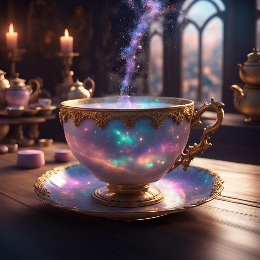 Opal Teacup at Gods' Tea Party