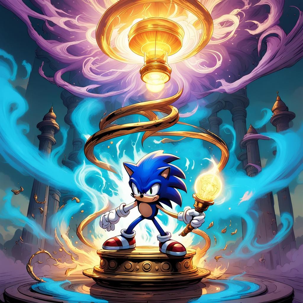 Sonic Releases Majin: Comic Book Style Art