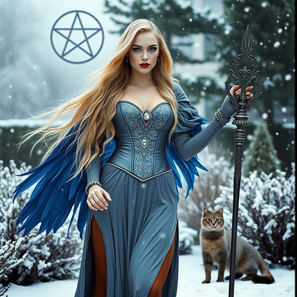 Goddess in Winter Wonderland, Cinematic Film Still
