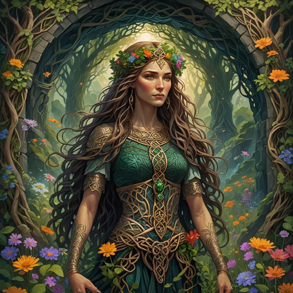 Danu: Celtic Goddess of Fertility and Underworld
