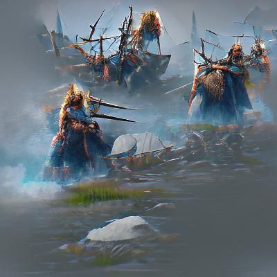 Viking Warrior Concept Art in 8K Resolution