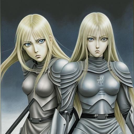 claymore manga art