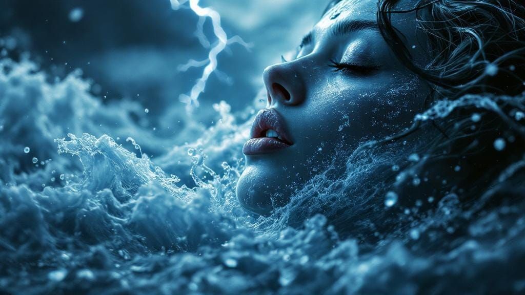 Goddess Summons a Storm with Soundwaves