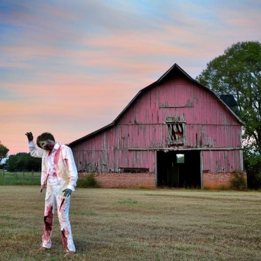 Zombies Party at Old Barn Prom Night