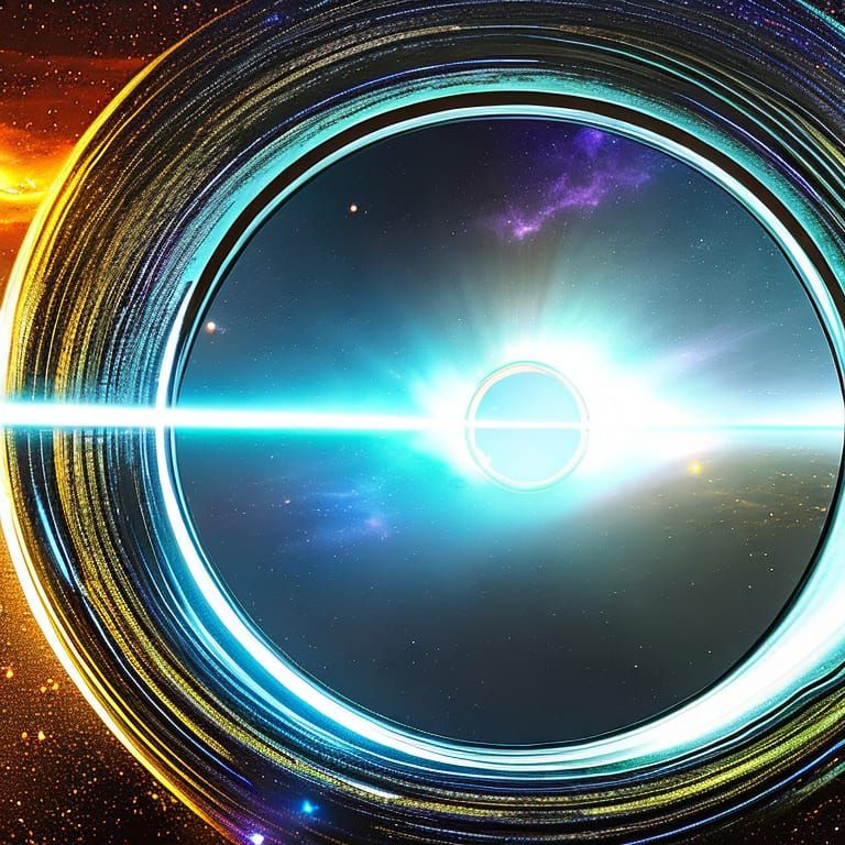 Cinematic Galaxy Portal to Another World