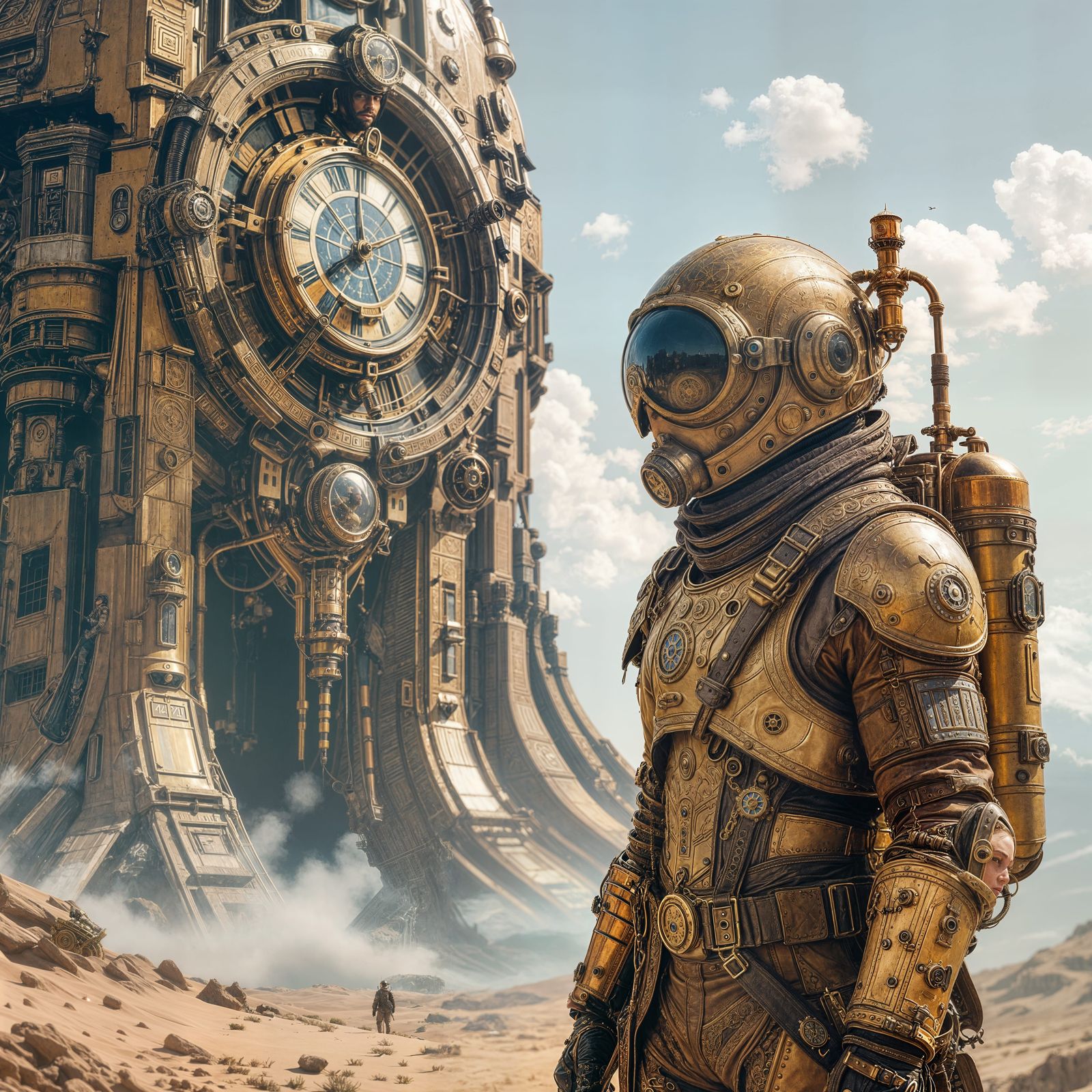 Steampunk Astronaut Discovers Colossal Discovery
