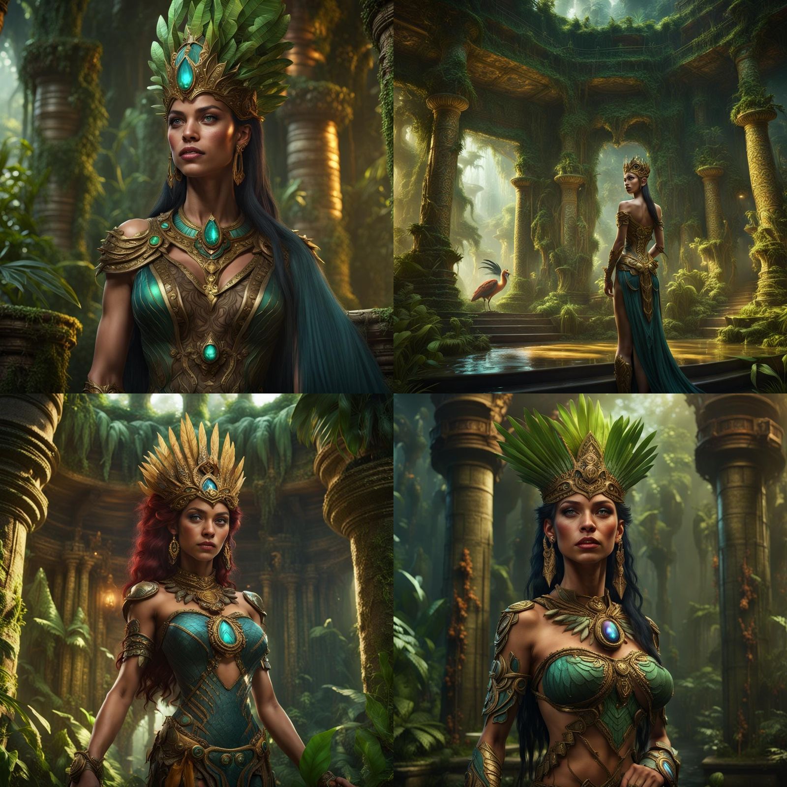 Chrysa the Amazon Princess in Palace of Amazonia