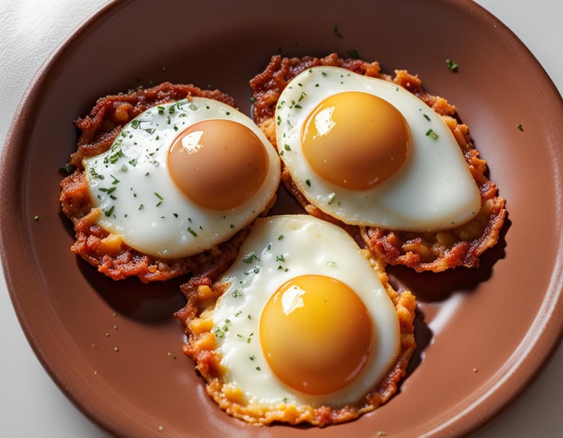 Shiny Luminous Eggs in Bright Light
