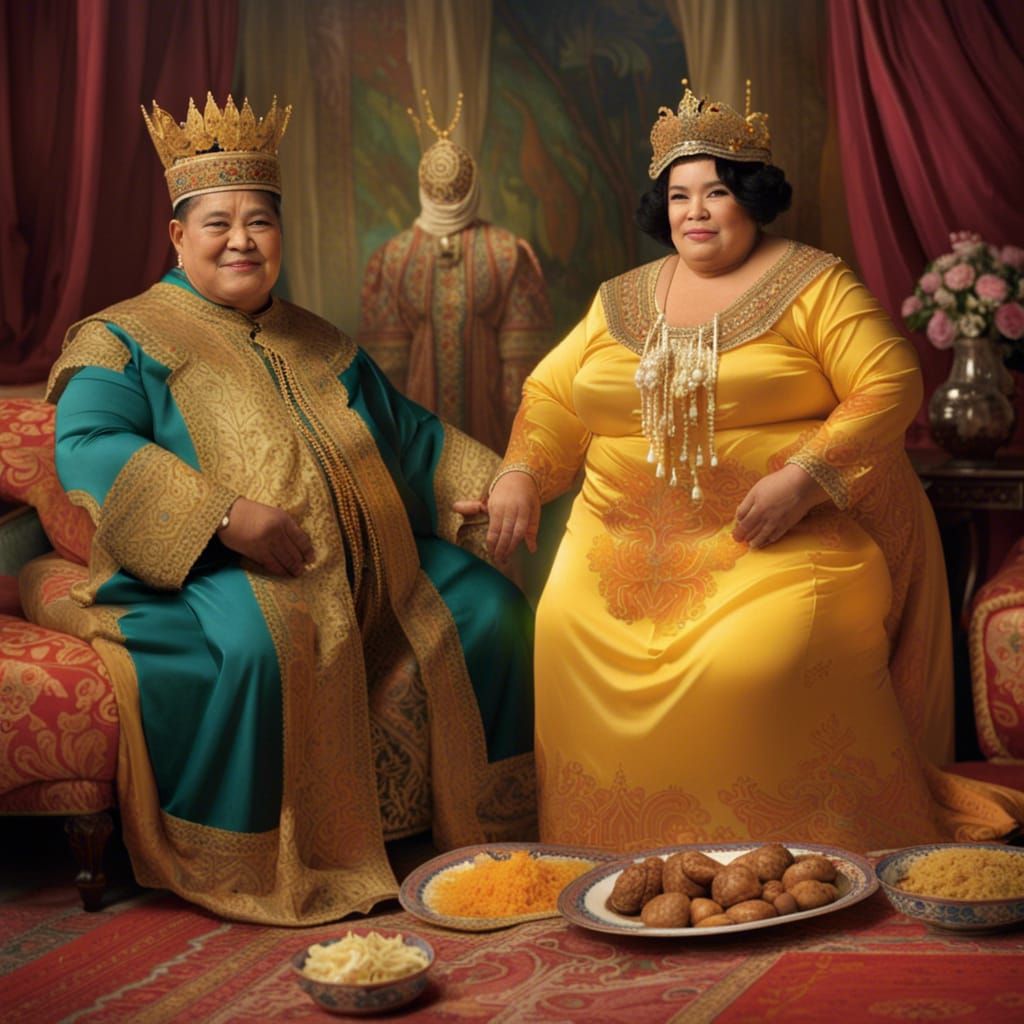 Indonesian Princess and Moroccan Prince Feasting Contest