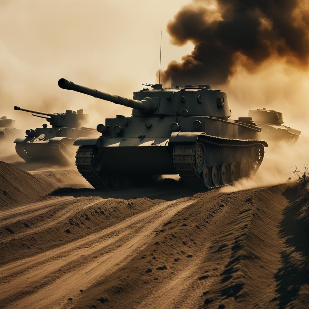 On September 15, 1916, tanks were used in battle for the fir...