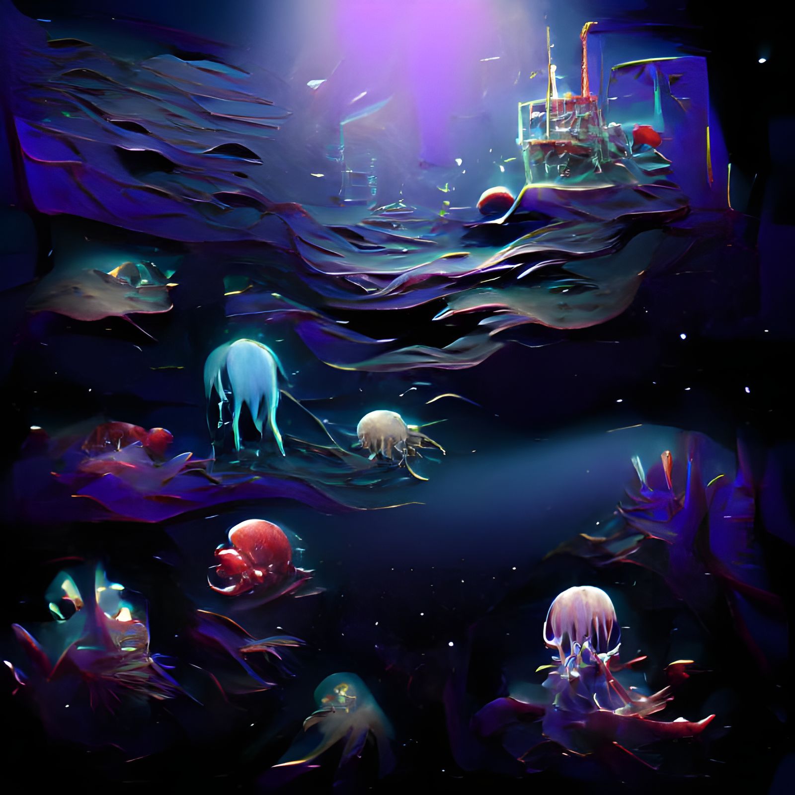 Bioluminescent Deep Sea Wonders