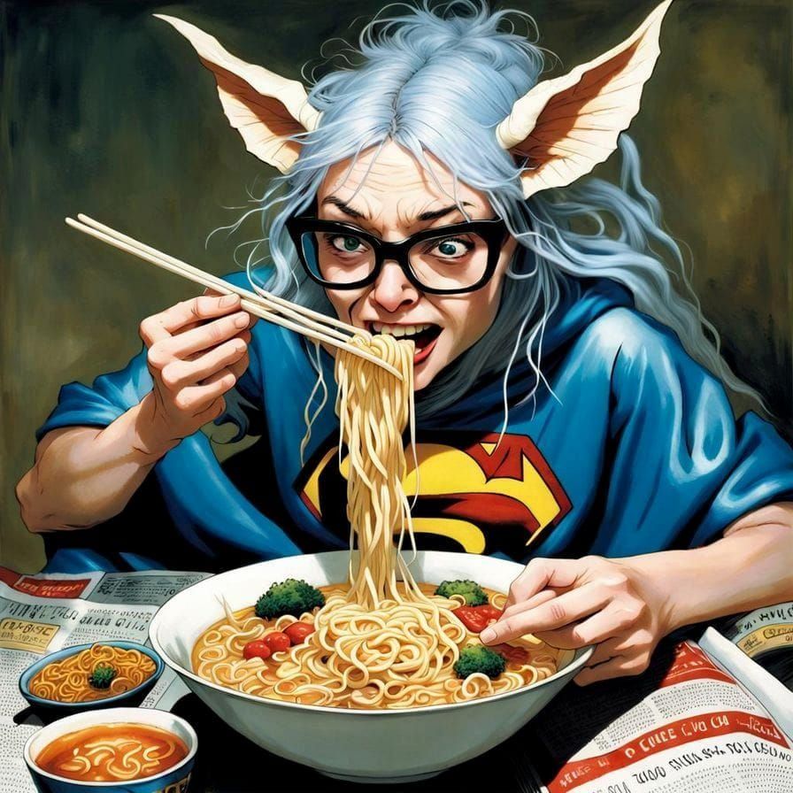 Even a Mischievous Elf, Likes Ramen Noodles