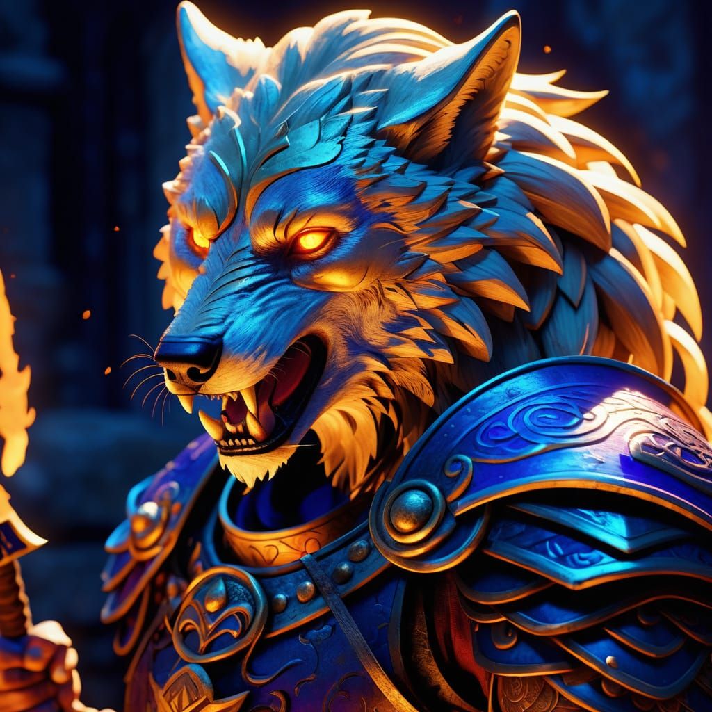 Norse Warrior Goddess in Battle Armor