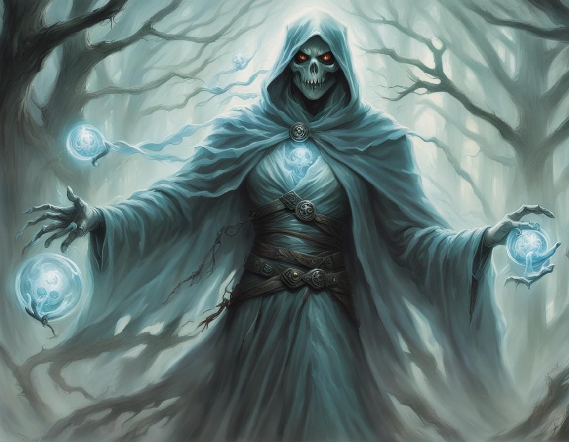 Ethereal Undead Phantom Like MTG Card