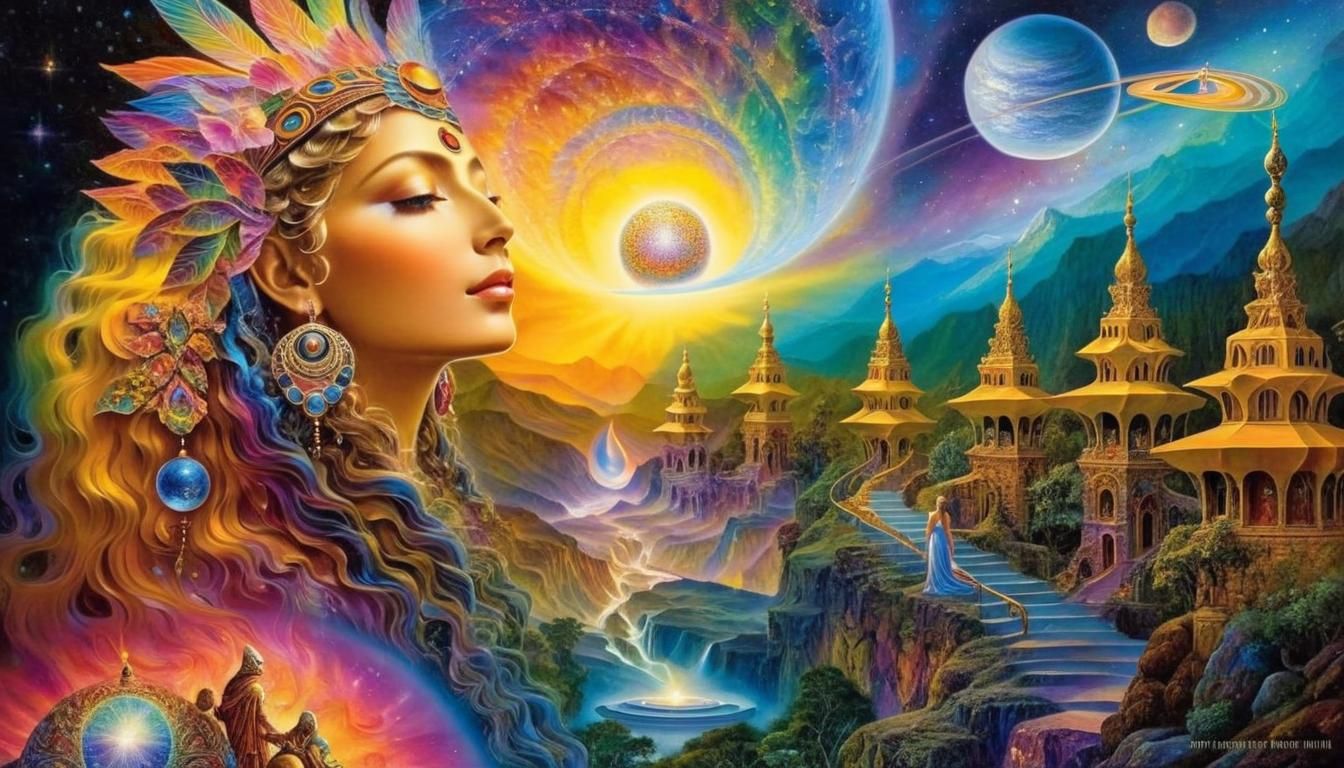 Kundalini Awakening: Cosmic Fantasy Art
