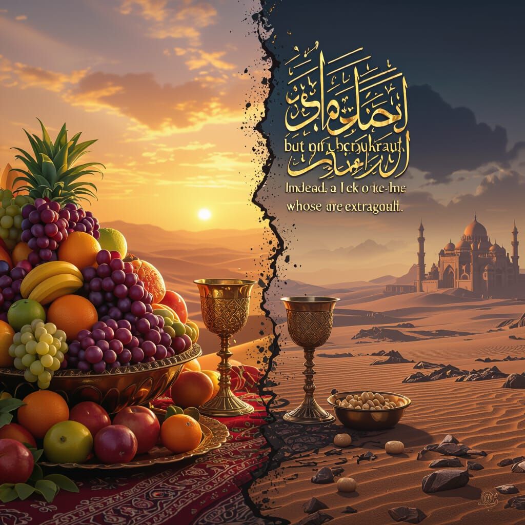 Divine Provision and Moderation in Matte Painting