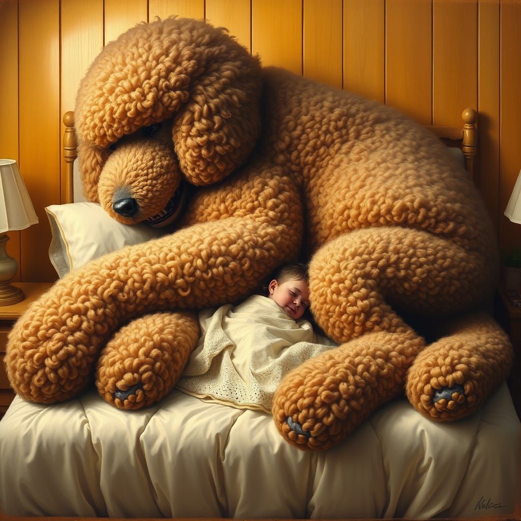 PUFFED UP PUFF (THE POODLE)