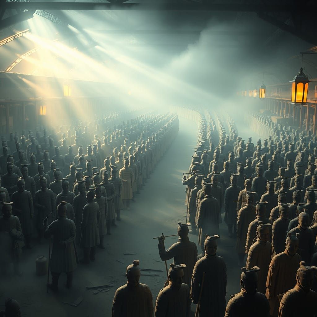 Ancient Chinese Warriors Come to Life in a Mysterious Worksh...