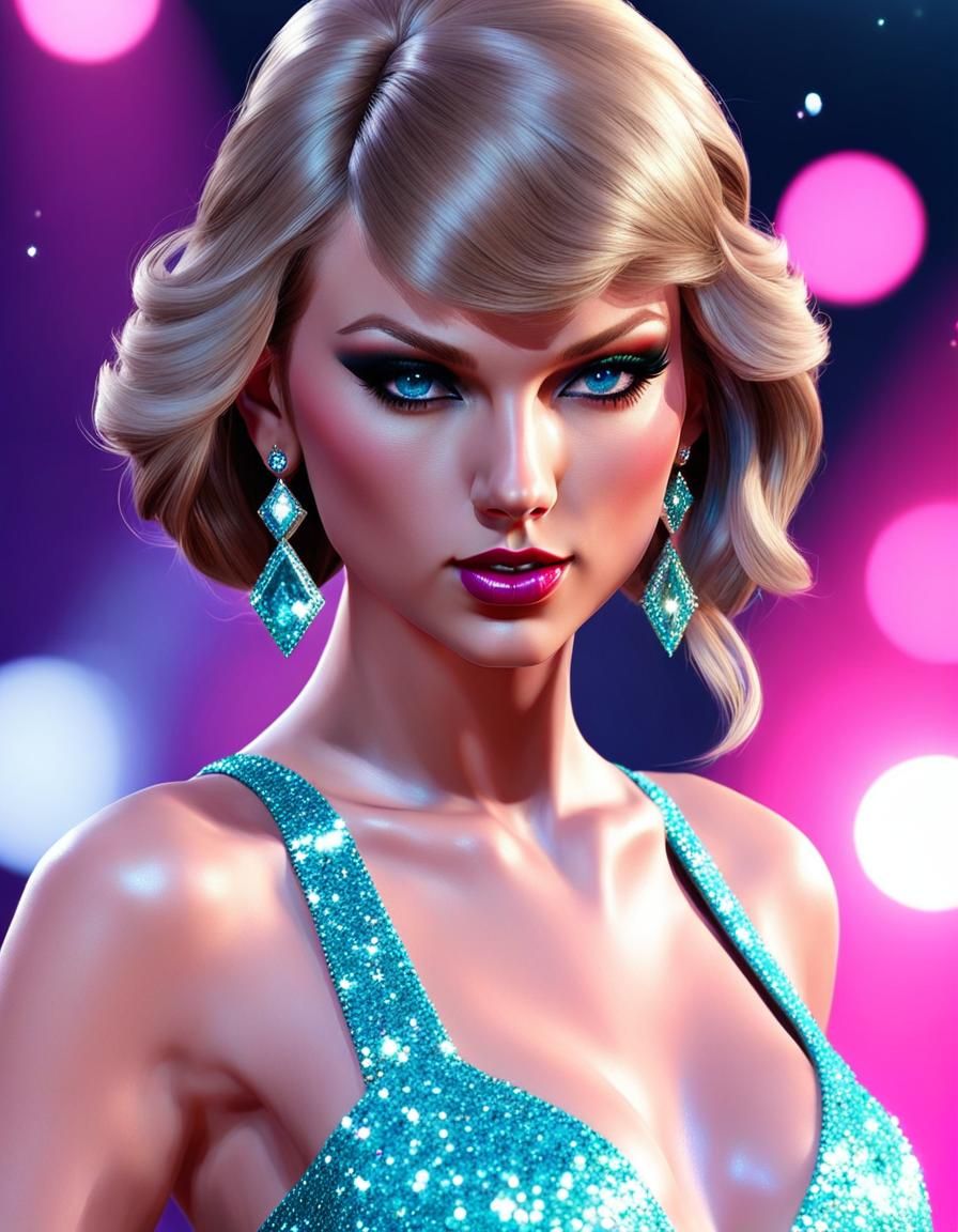 Pop Star as 3D Game Character