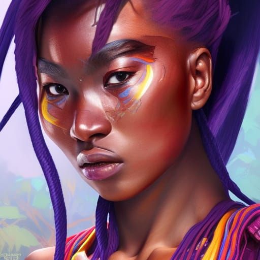 Congolese Warrior Kicks Opponent in Chinese War Dance Style