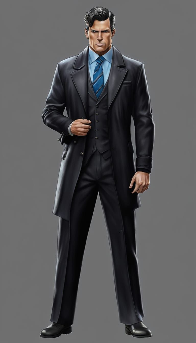 Ultrarealistic Portrait of Maxwell Lord in DEO Headquarters