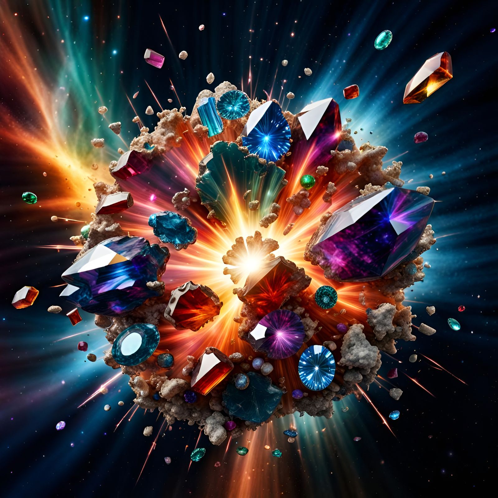 Gemstone Supernova: A Cosmic Explosion of Color