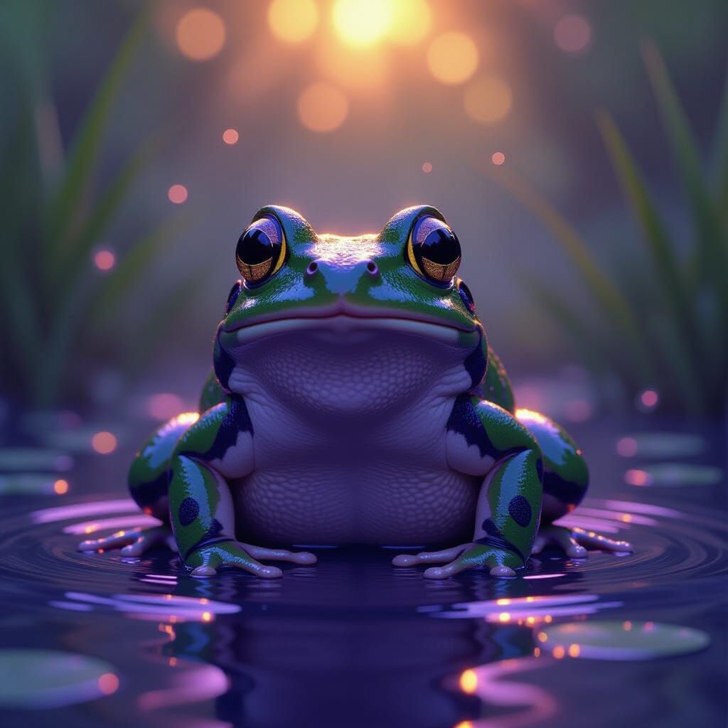 Dark Fantasy Frog Prince Concept Art