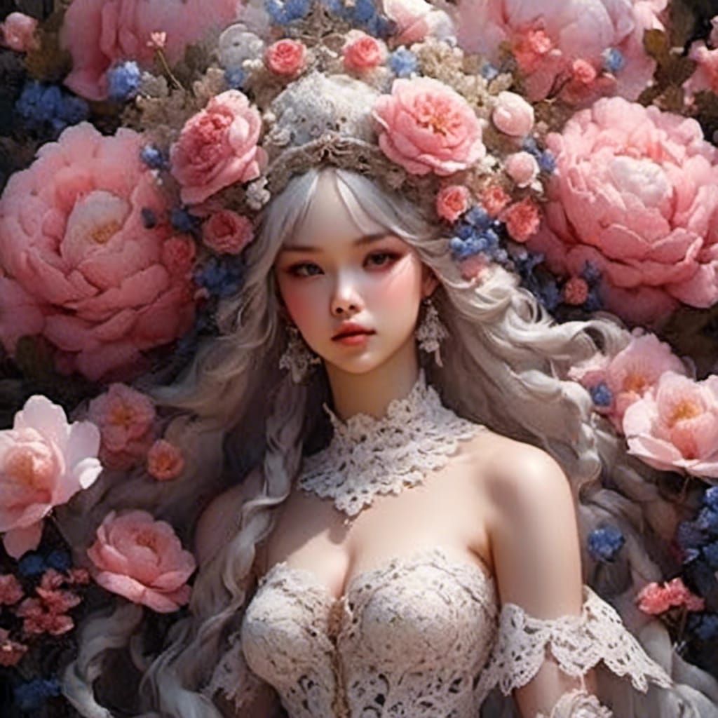 Breathtaking Lace Art Masterpiece in 8K Resolution