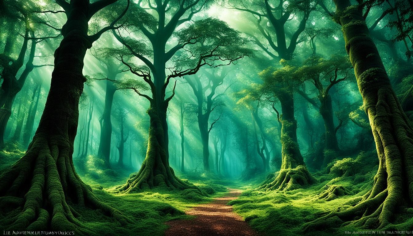 Enchanted Whispering Forest of Ancient Wisdom