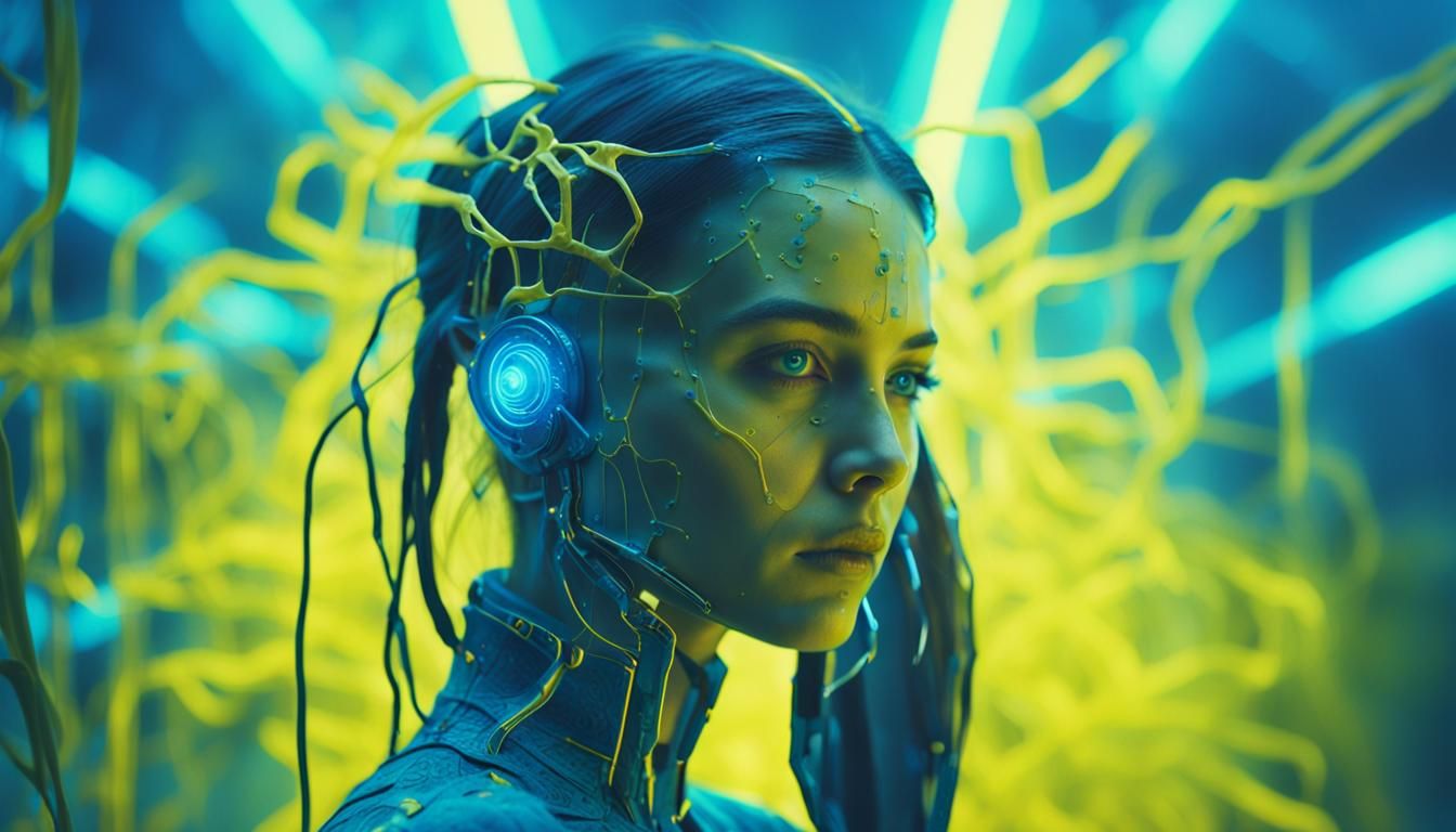 Cyberpunk Subconscious: Neural Circuits Control a Girl