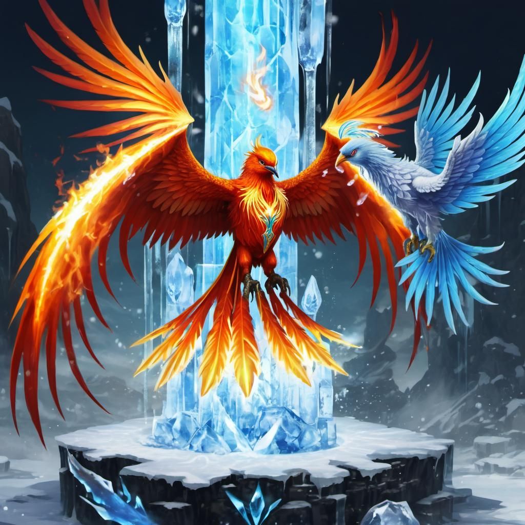 Icy Firebird Phoenix Summoning