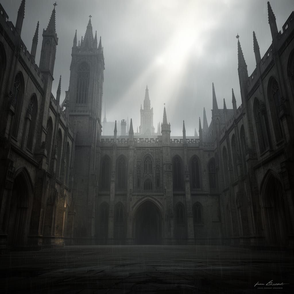 Gothic Castle University in Moody Rain