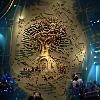 Detailed Tree of Life Illustration