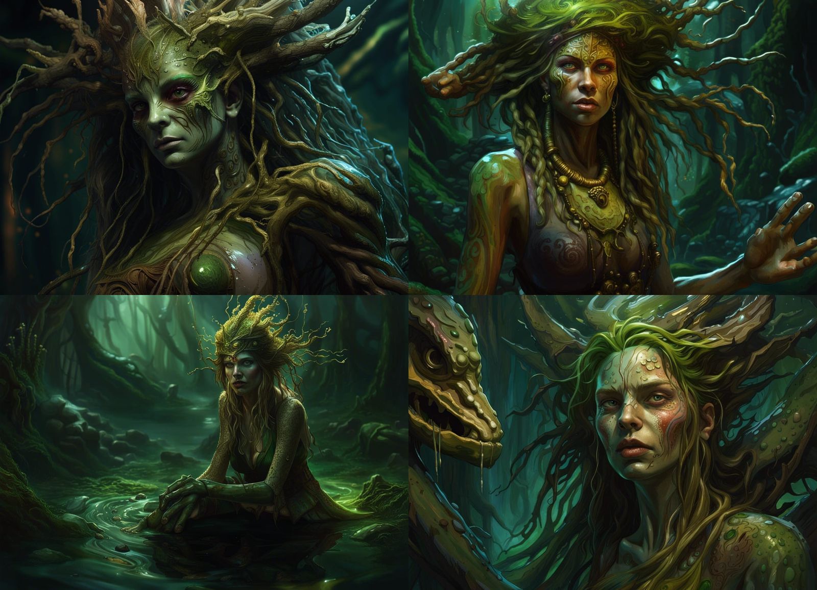 four portraits of Zgyra