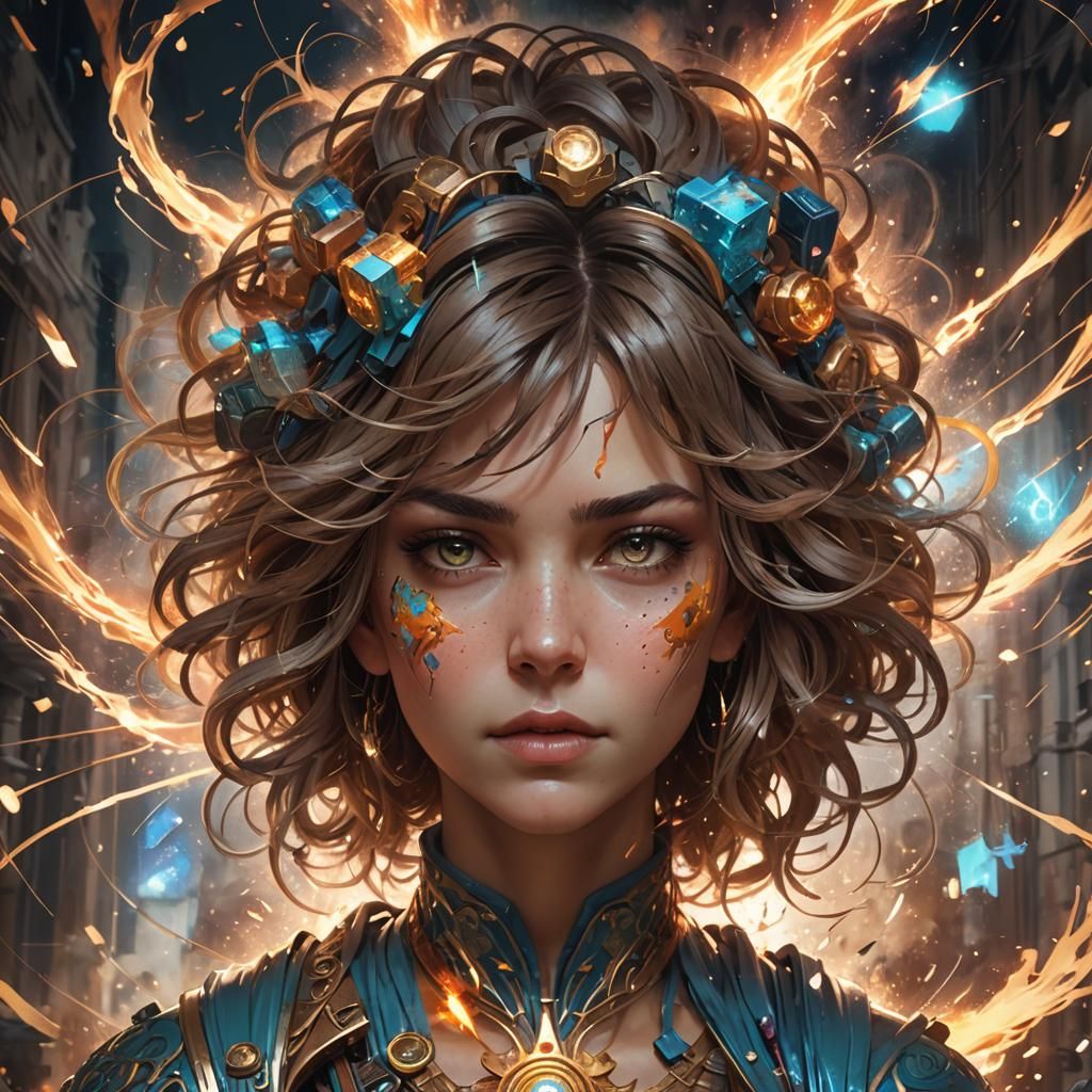 Explosion Over Ethernet: Hyperdetailed Concept Art