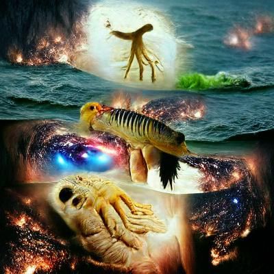Eternal Creature: An AI Generated Image