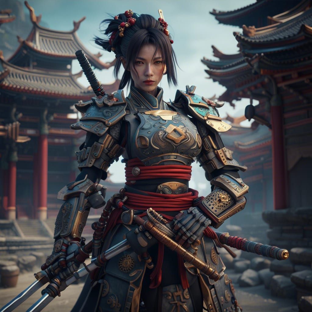 China woman samurai
