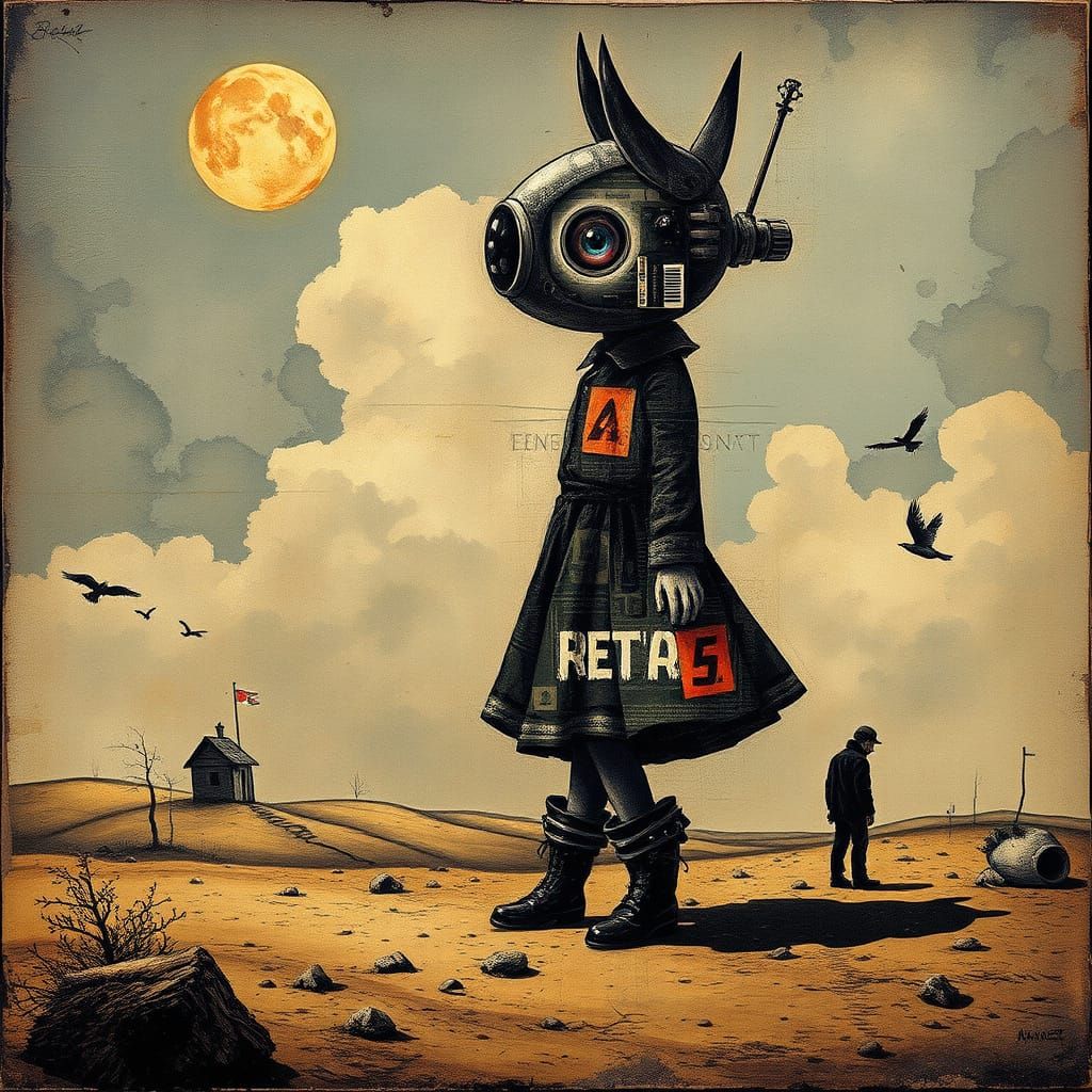 Dreamlike Wanderer in a World Beyond Reality