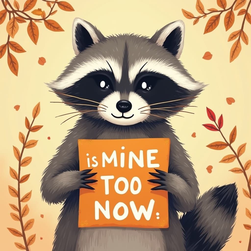 Mischief Meme Raccoon Steals the Show