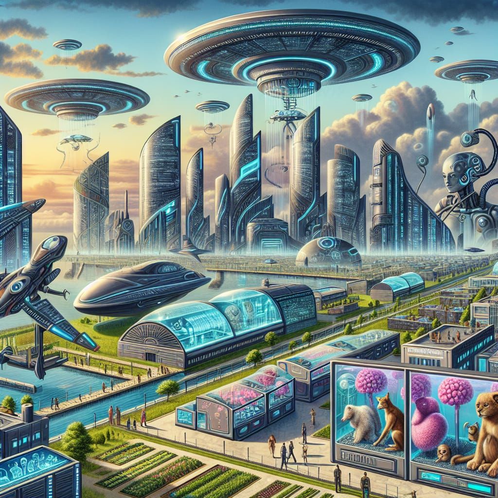 Utopian Future: Cyborgs, Hybrids, and Alien Tech