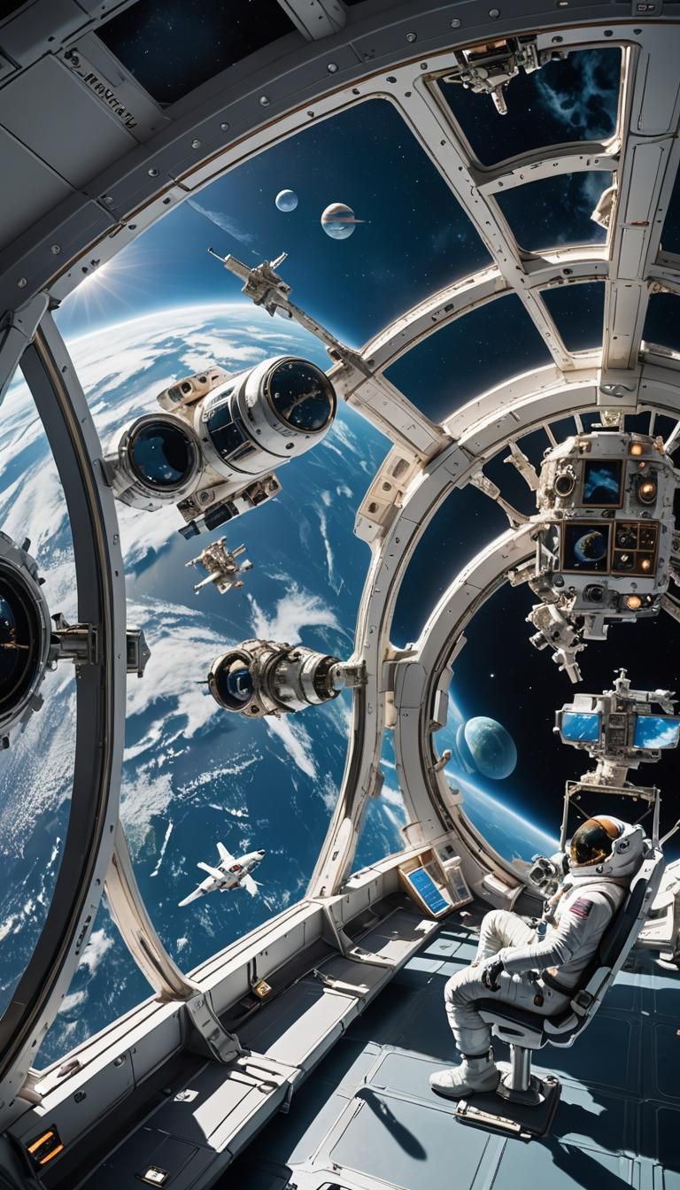 Luxurious Space Tourism Experience with Earth View