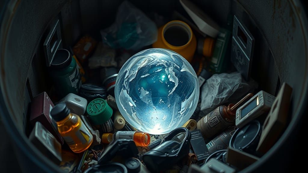 Crystal Ball in Trash: Cinematic Realism