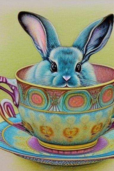 Bunny in a Teacup