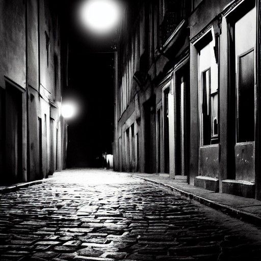 Sound of Silence: Dreamlike Street Scene