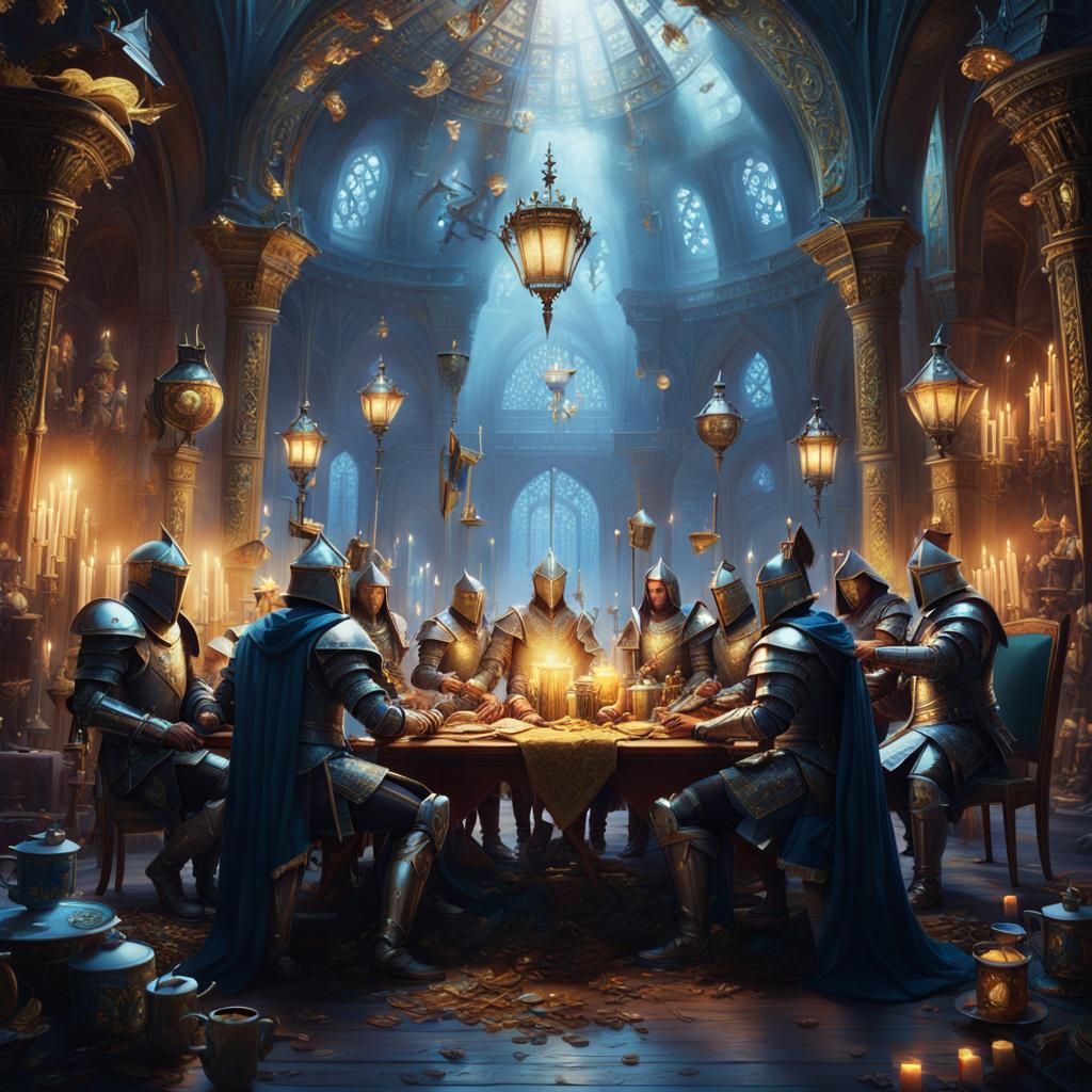 Knights of the Digital Round Table, Fantasy Art