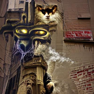 Cyberpunk Cityscape at Night