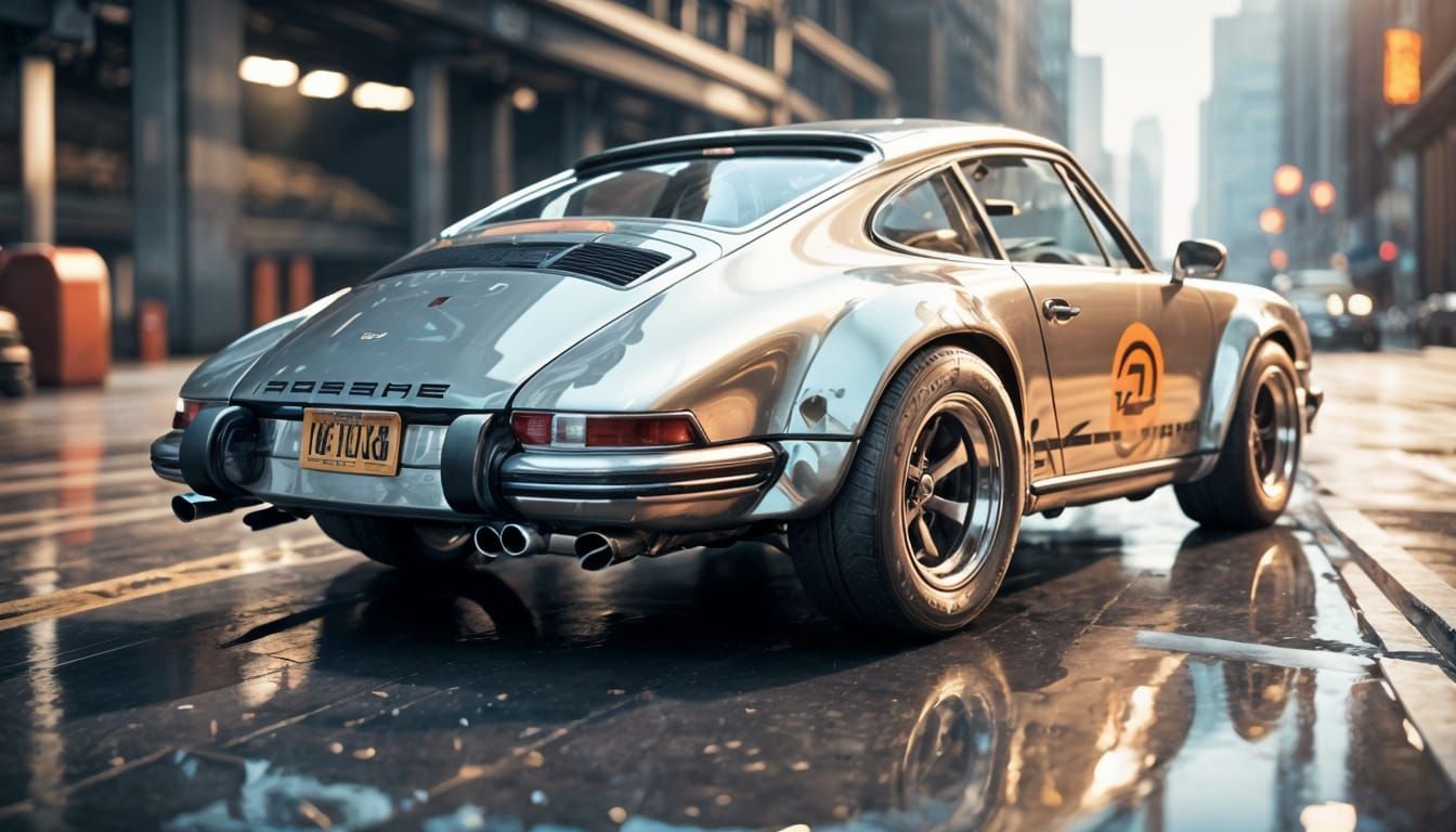 Futuristic 1973 Porsche 911 Street Racer