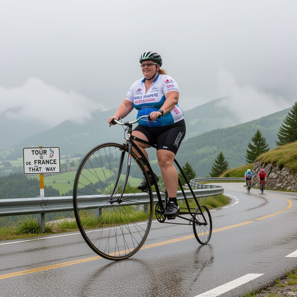 Victorian Bicycle Tour de France Race